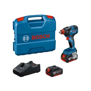 Bosch GDX 18V-200 Cordless Impact Driver/Wrench 2 x 5.0Ah Batteries & Charger in L-Case 06019J2272