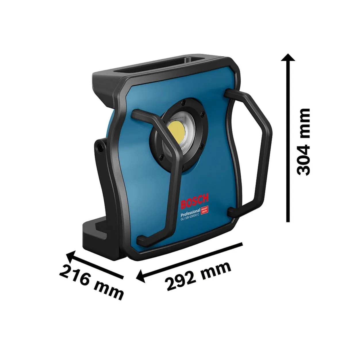 Bosch GLI 18V-10000 C Cordless Jobsite Light with 10.000 Lumens Body Only 0601446900