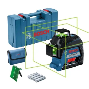 Bosch GLL 3-80 CG Professional 360 Line Laser With BM 1 Professional Universal Mount 0601063T03