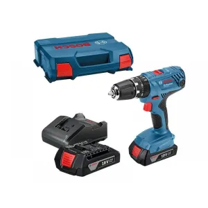 Bosch GSB18V-215 Cordless Combi Drill Kit with 2 x 1.5Ah Battery& Charger in Case
