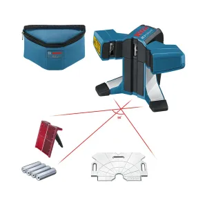 Bosch GTL3 3 Line Tile Laser Accurate 20m Range for Perfect Tile Alignment 0601015200