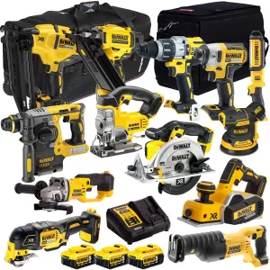 Dewalt 18V 13 Piece Power Tool Kit with 3 x 5.0Ah Battery & Charger T4TKIT-12846