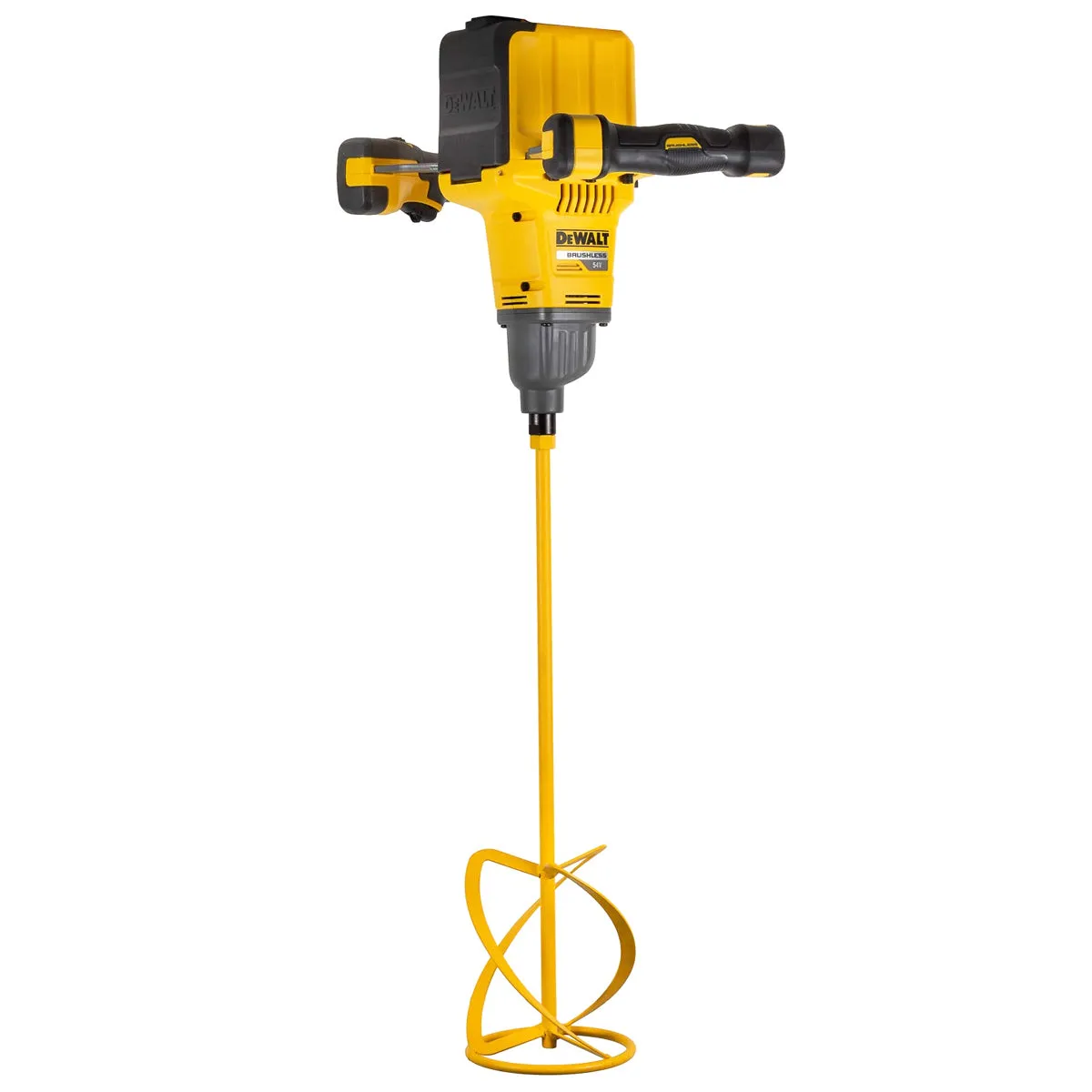 Dewalt DCD240X2 54V Flexvolt Brushless Paddle Mixer with 2 x 9.0/3.0Ah Batteries Charger & Heavy-Duty Kit Bag