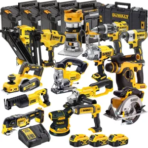 Dewalt DCKT4T15B4 18V 3 x 5.0Ah Battery & Charger XR Li-Ion 15 Piece Toughsystem Kit