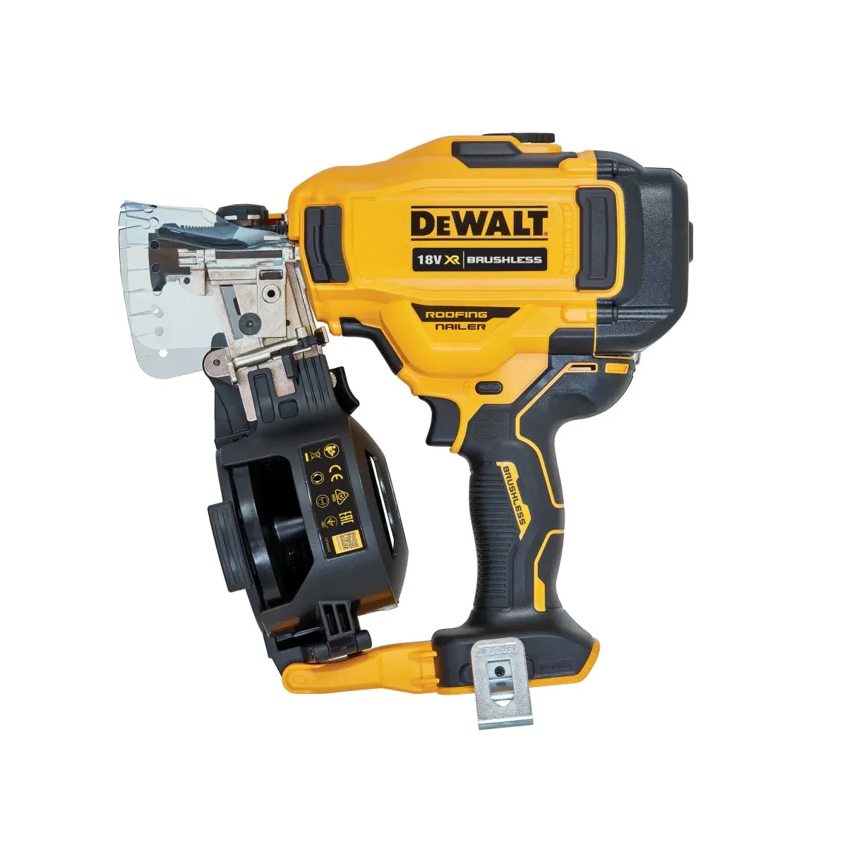 Dewalt DCN45RNN 18V XR Brushless Roofing Coil Nailer Body Only Efficient. Lightweight Tool for Fast