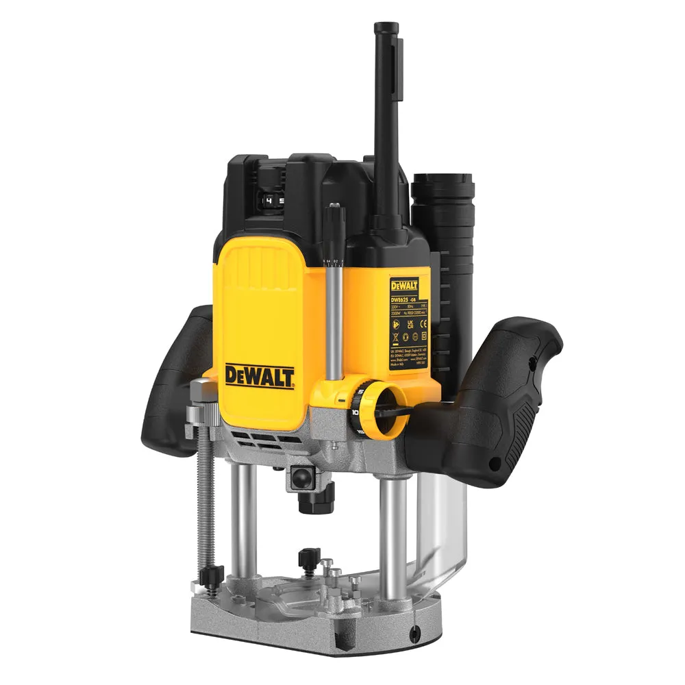 Dewalt DWE625KT 1/2in Plunge Router 2300W 110V with 1/2 35 Piece Cutter Set