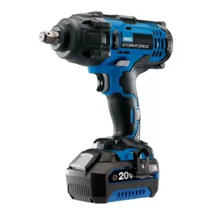 Draper Storm CIW204SF-BMC 20V Mid-Torque Impact Wrench 1/2 Sq. 1 x 4.0Ah Battery With Charger 43785