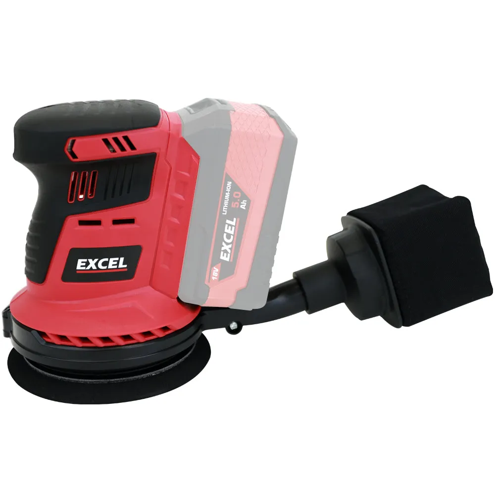 Excel 18V Cordless 13 Piece Tool Kit with 3 x 5.0Ah Batteries & Charger in Bag EXLKIT13P
