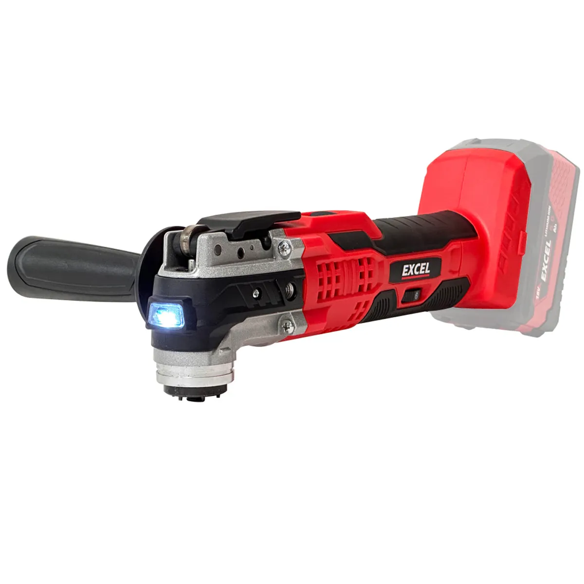 Excel 18V Oscillating Multi Tool with 1 x 4.0Ah Battery Charger & Bag