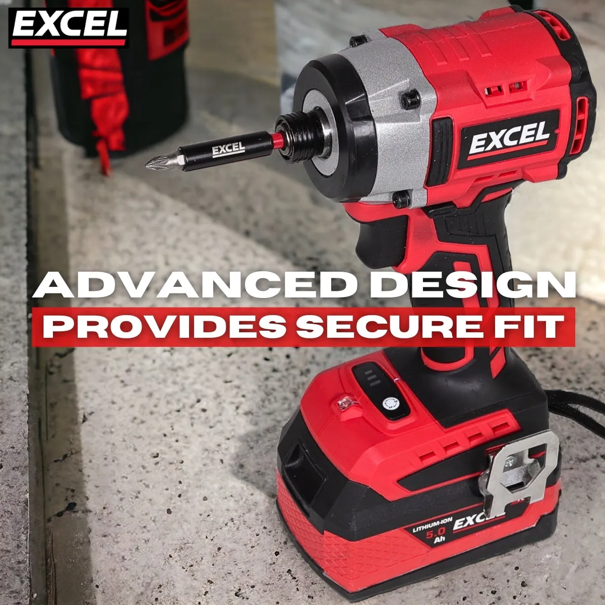 Excel 60mm & 150mm Magnetic Impact Bit Holder with Blister Card