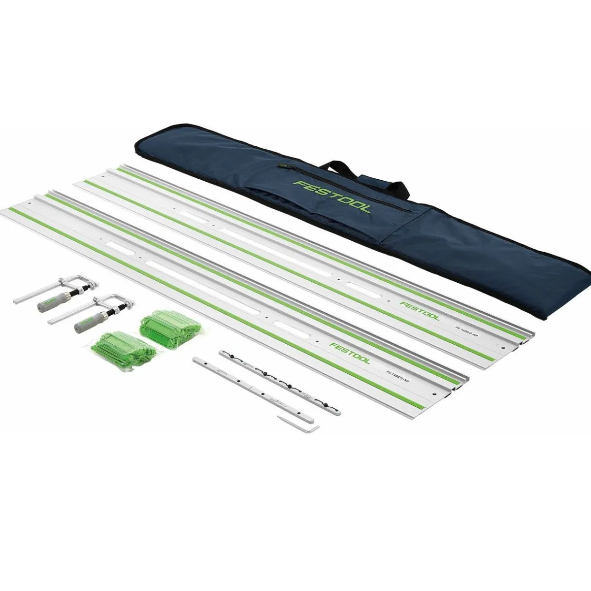 Festool TS 55 FEBQ-Plus 230V GB Circular Plunge-Cut Saw - 576706 With Guide Rail Kit Set 577932