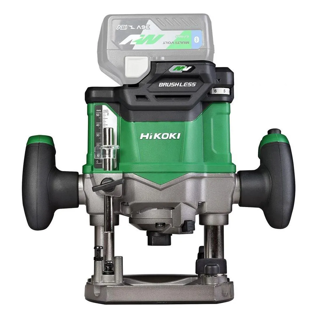 Hikoki M3612DAJ2Z 36V Brushless 1/2 Plunge Router with 12 Piece Cutter Set