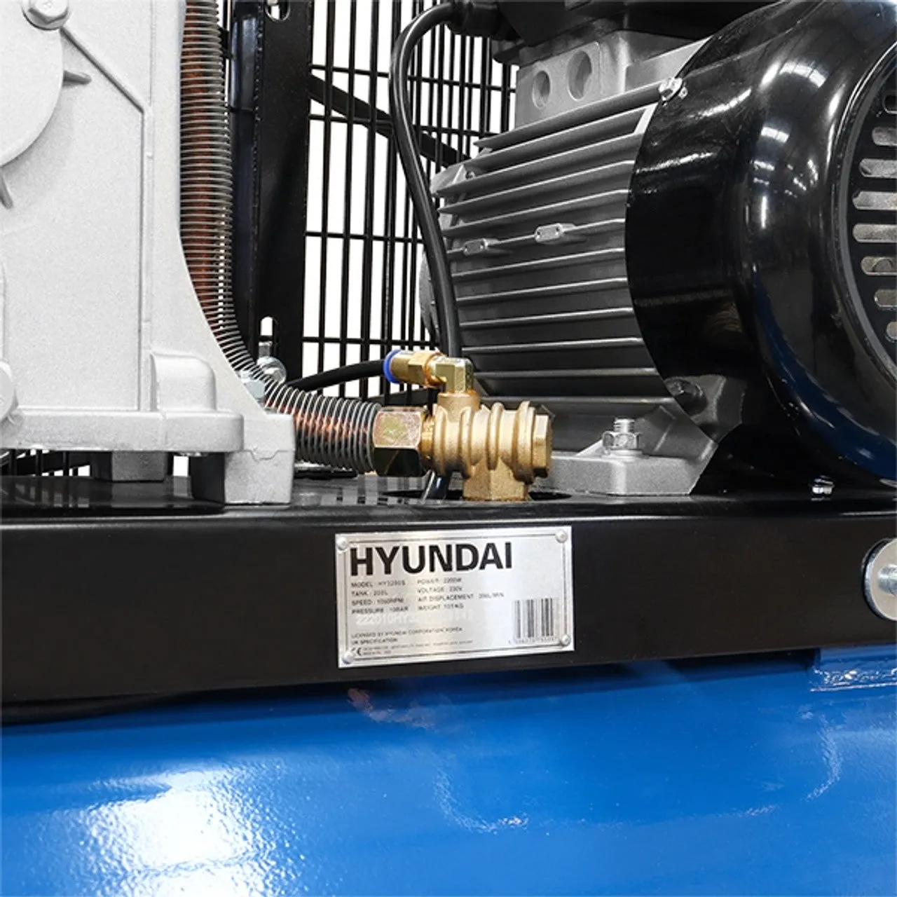 Hyundai HY3200S 200L Air Compressor 230V