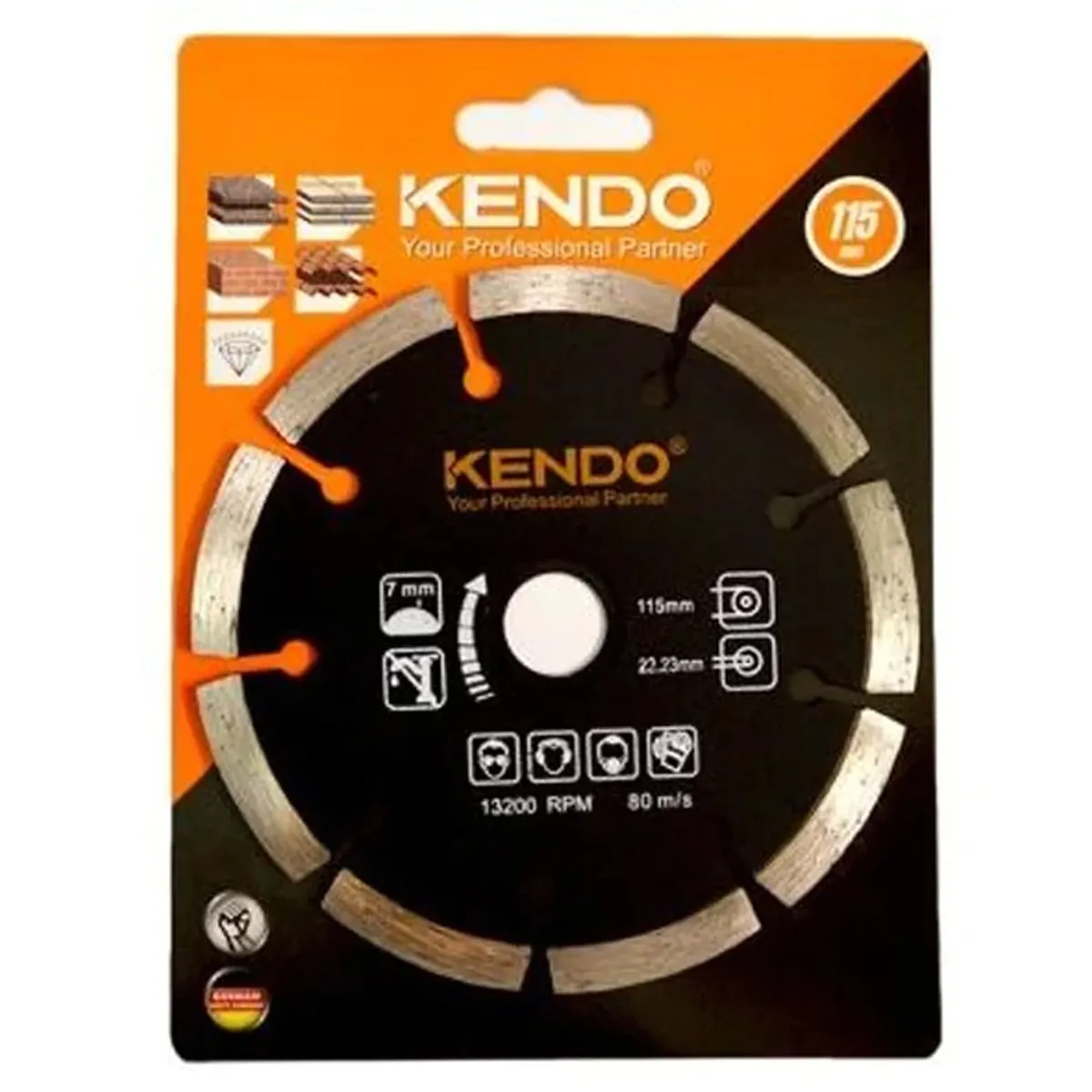 Kendo 115mm Diamond Cutting Blade Pack of 3