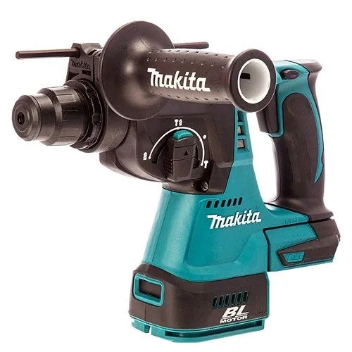 Makita 18V 2 Speed Combi Drill & SDS  Brushless 24mm Rotary Hammer Drill T4TKIT-459