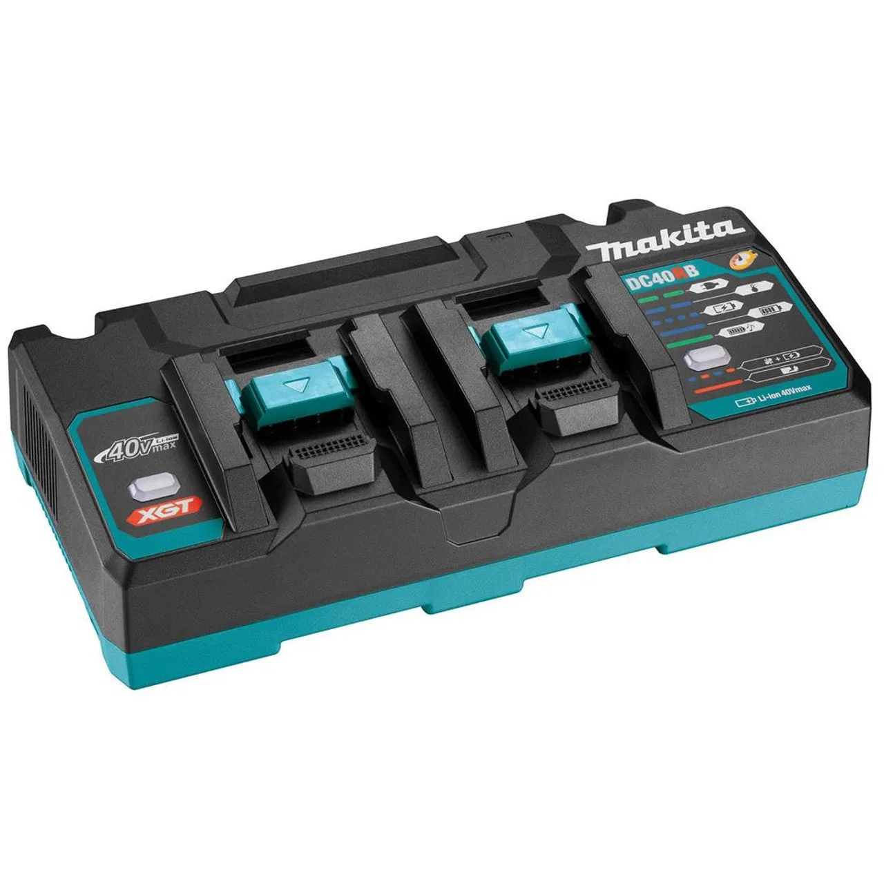 Makita 191U20-2 40VMax XGT Power Source Kit 240V With 2 x 5.0Ah BL4050F Batteries. Charger & Case