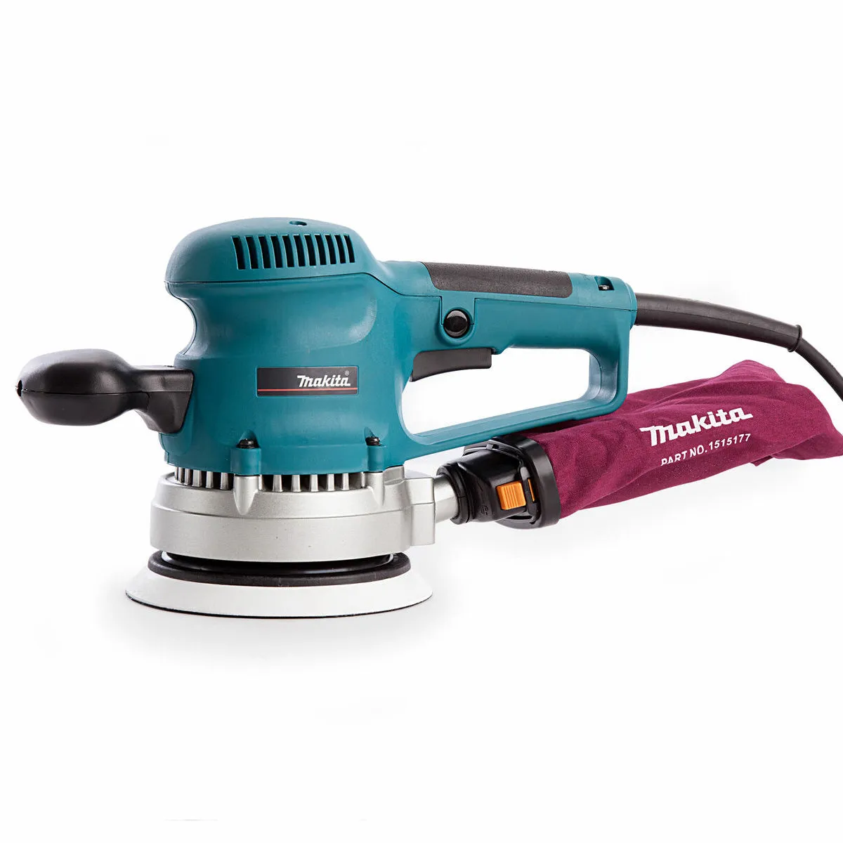 Makita BO6030/2 150mm Corded Random Orbit Sander With Dust Bag 240V