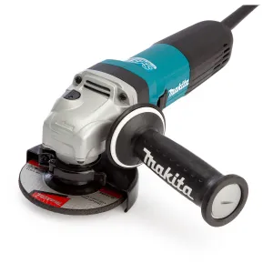 Makita GA4541R01/2 115mm Corded Angle Grinder Powerful. Compact Tool For Cutting & Grinding 240V