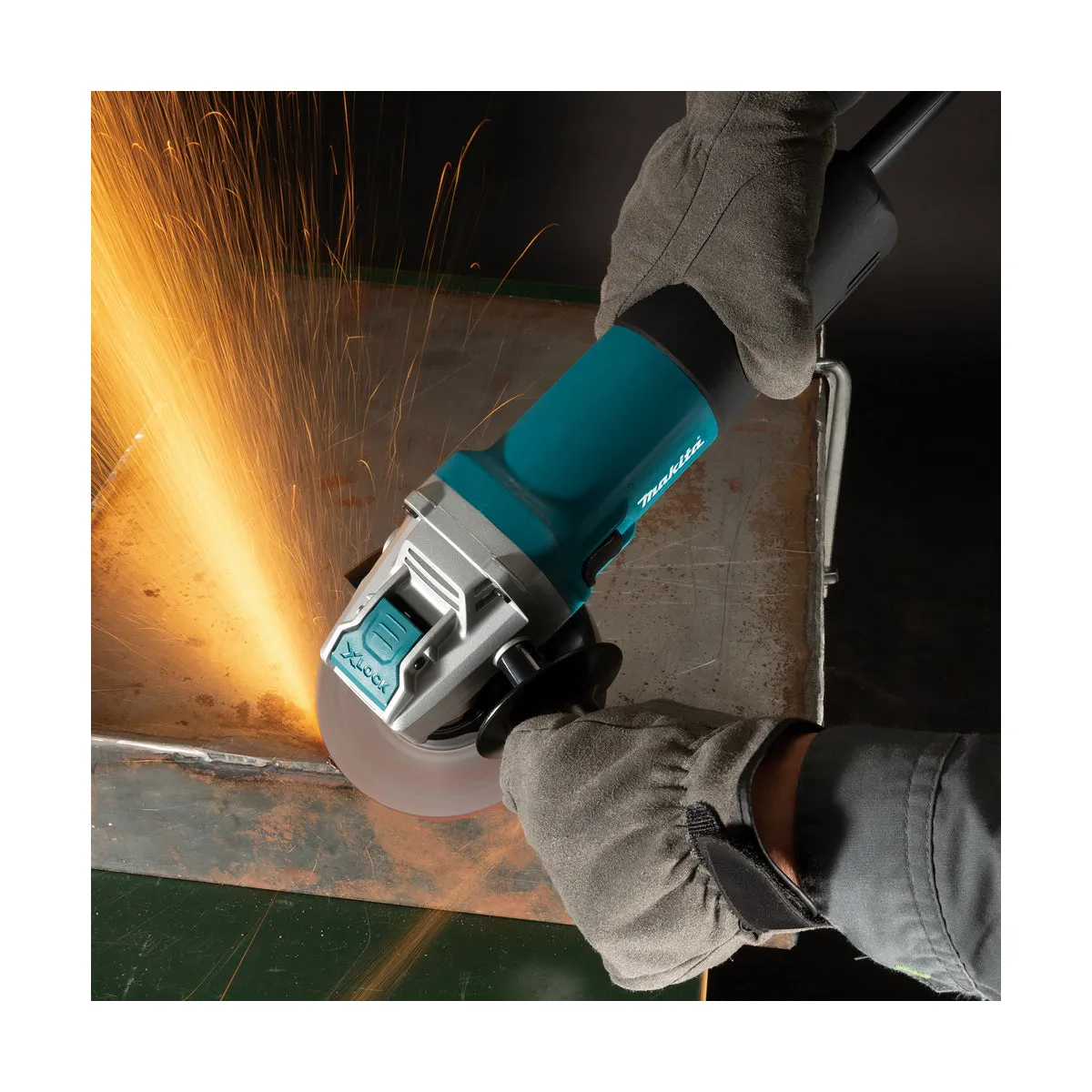 Makita GA5080RX05/1 125mm Corded Angle Grinder 110V Heavy-Duty Grinder for Precision Cutting & Grinding