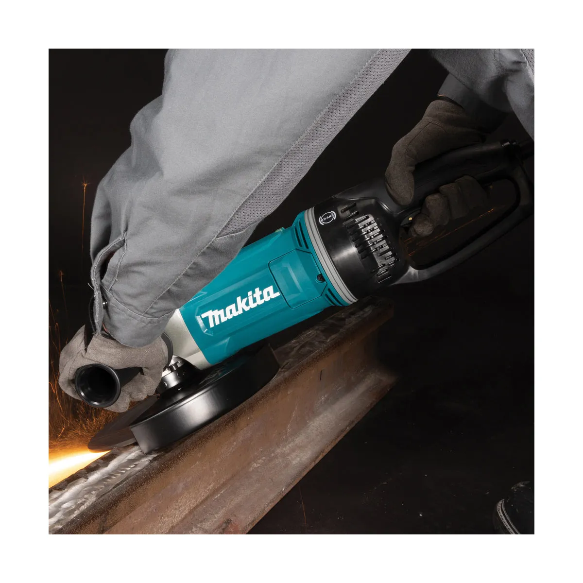 Makita GA9071X1/1 230mm Corded Angle Grinder 110V Heavy-Duty Grinder For Precision Cutting & Grinding