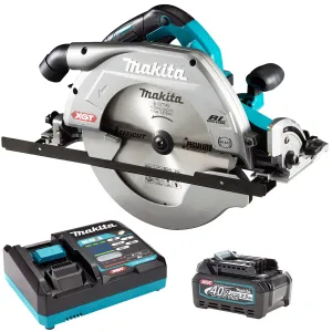 Makita HS011GZ 40V Brushless 270mm Circular Saw With 1 x 2.5Ah Battery & Charger