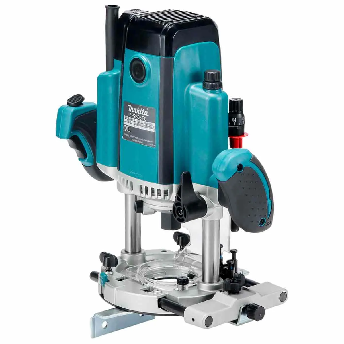 Makita RP2303FC/2 1/2 Plunge Router 240V/2100W with Cutter Bit 12 Piece Set