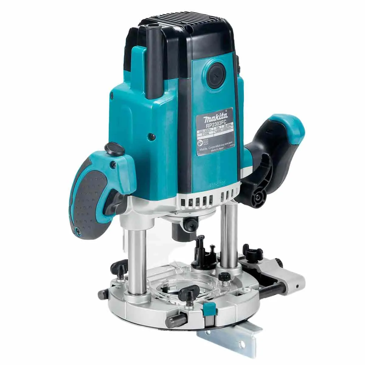 Makita RP2303FC/2 1/2 Plunge Router 240V/2100W with Cutter Bit 12 Piece Set