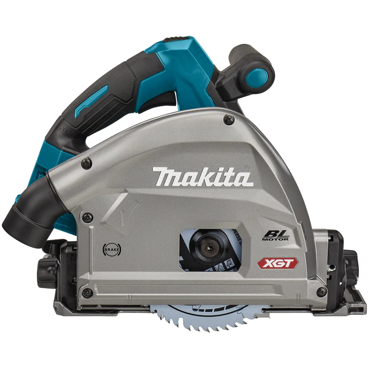 Makita SP001GZ03 40Vmax XGT 165mm Brushless Plunge Saw with 1 x 3000mm Guide Rail & Clamp