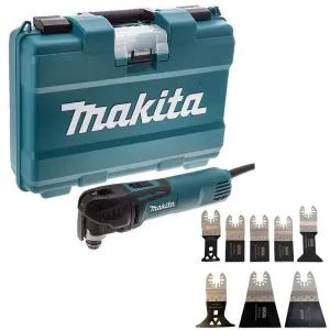Makita TM3010CK/2 Oscillating Multi-Tool 240V with 8 Piece Accessories Set