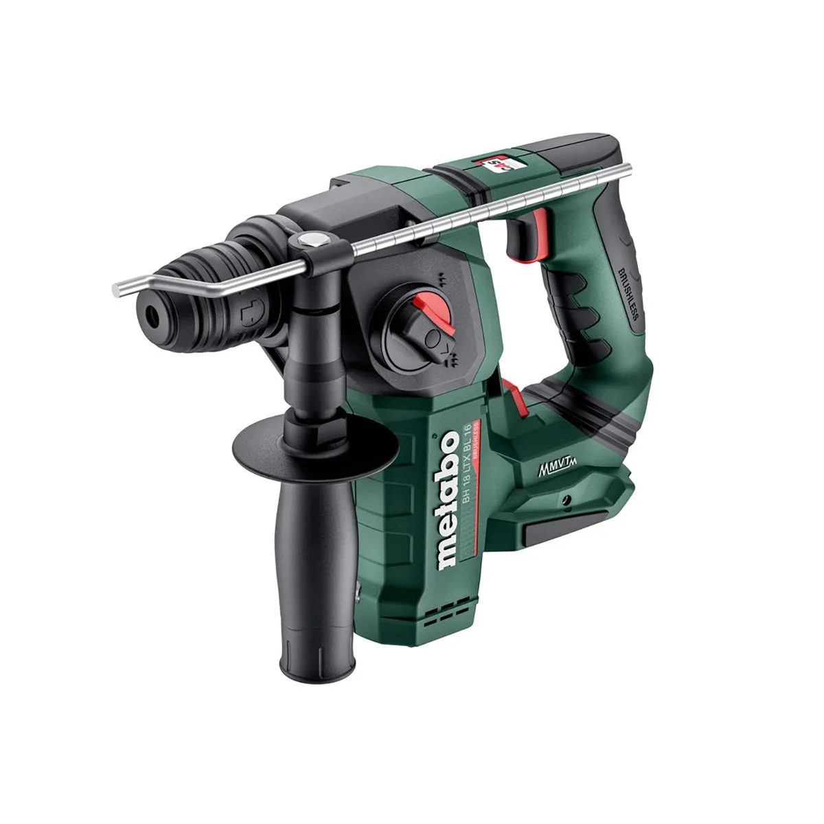 Metabo BH 18 LTX BL 16 18V Brushless SDS  Rotary Hammer with 1 x 5.2Ah Battery Charger & Metabox