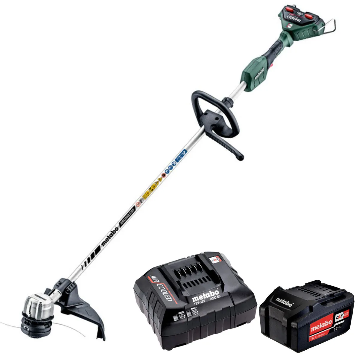 Metabo FSD 36-18 LTX BL 40 36V Brushless 40cm Grass Trimmer with 1 x 5.2Ah Battery & Charger