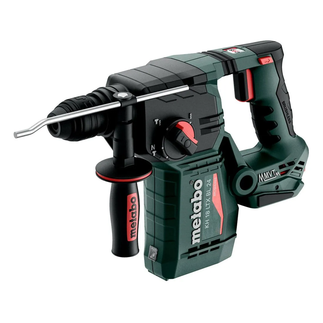 Metabo KH 18 LTX BL 24 18V Brushless SDS  Hammer Drill with 1 x 5.2Ah Battery Charger & Metabox