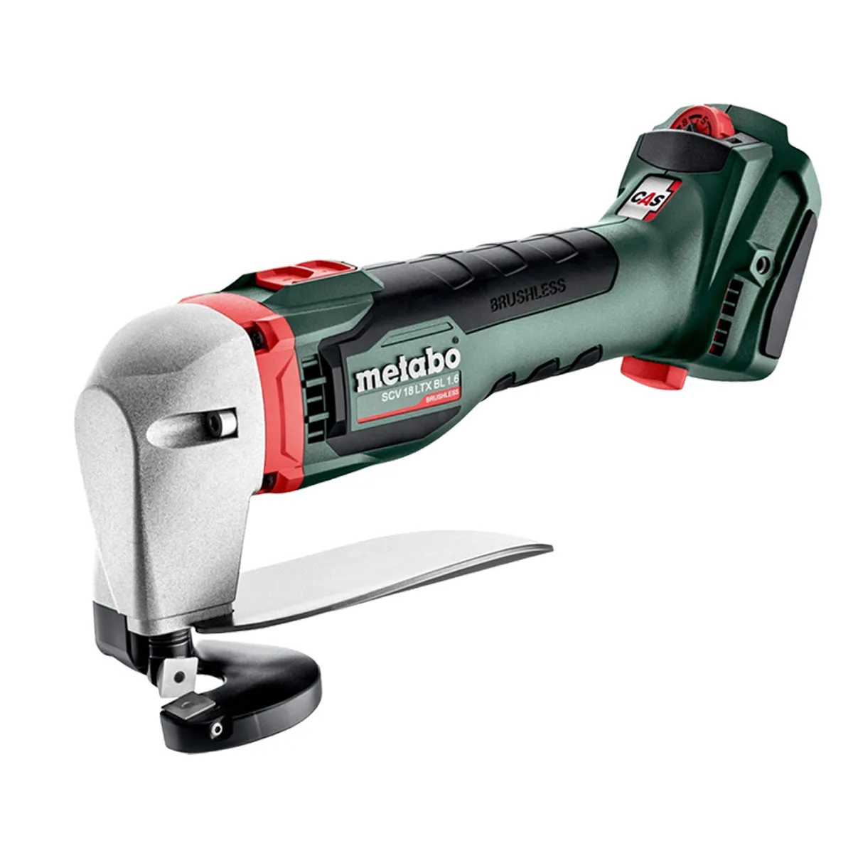 Metabo SCV 18 LTX BL 1.6 18V Brushless Metal Shear with 1 x 5.2Ah Battery Charger & Metabox