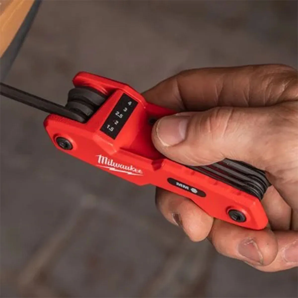 Milwaukee Imperial Folding Hex Key Set 9 Piece 4932493614