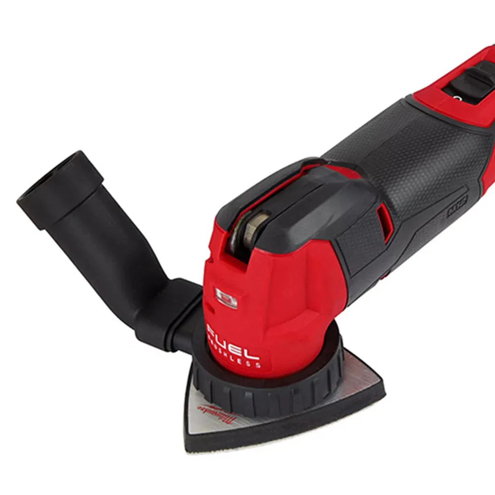 Milwaukee M12FMT-0 12V Brushless Multi Tool Body with 8 Piece Accessories Set