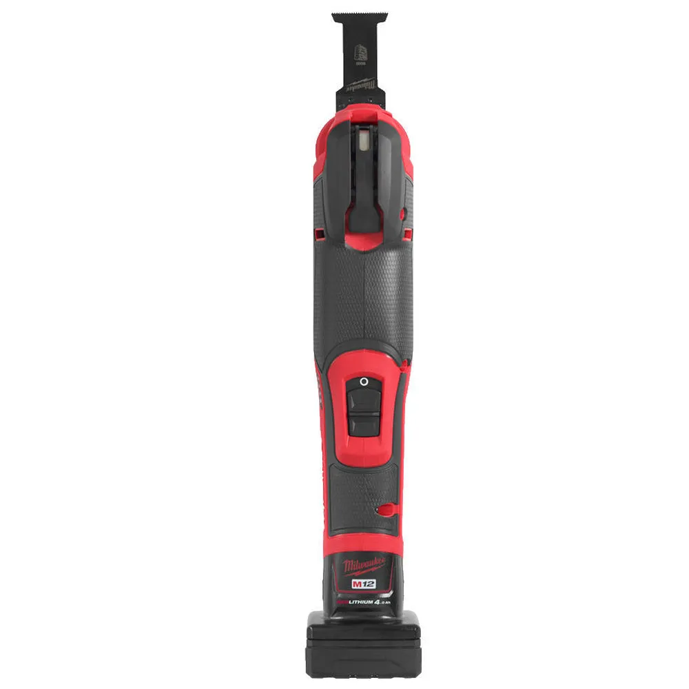 Milwaukee M12FMT-0 12V Brushless Multi Tool Body with 8 Piece Accessories Set