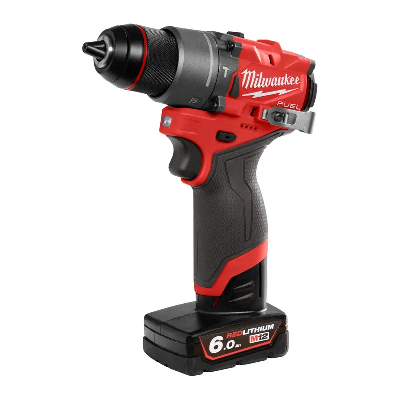 Milwaukee M12FPD2-602X 12V FUEL Brushless Combi Drill with 2 x 6.0Ah Batteries. Charger & Case 4933479871