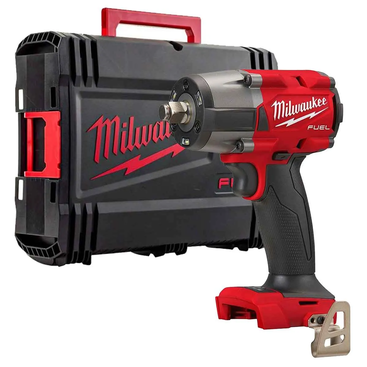 Milwaukee M18FMTIW2F12-0X 18V Brushless 1/2 Impact Wrench with 1 x 5.0Ah Battery Charger & Case