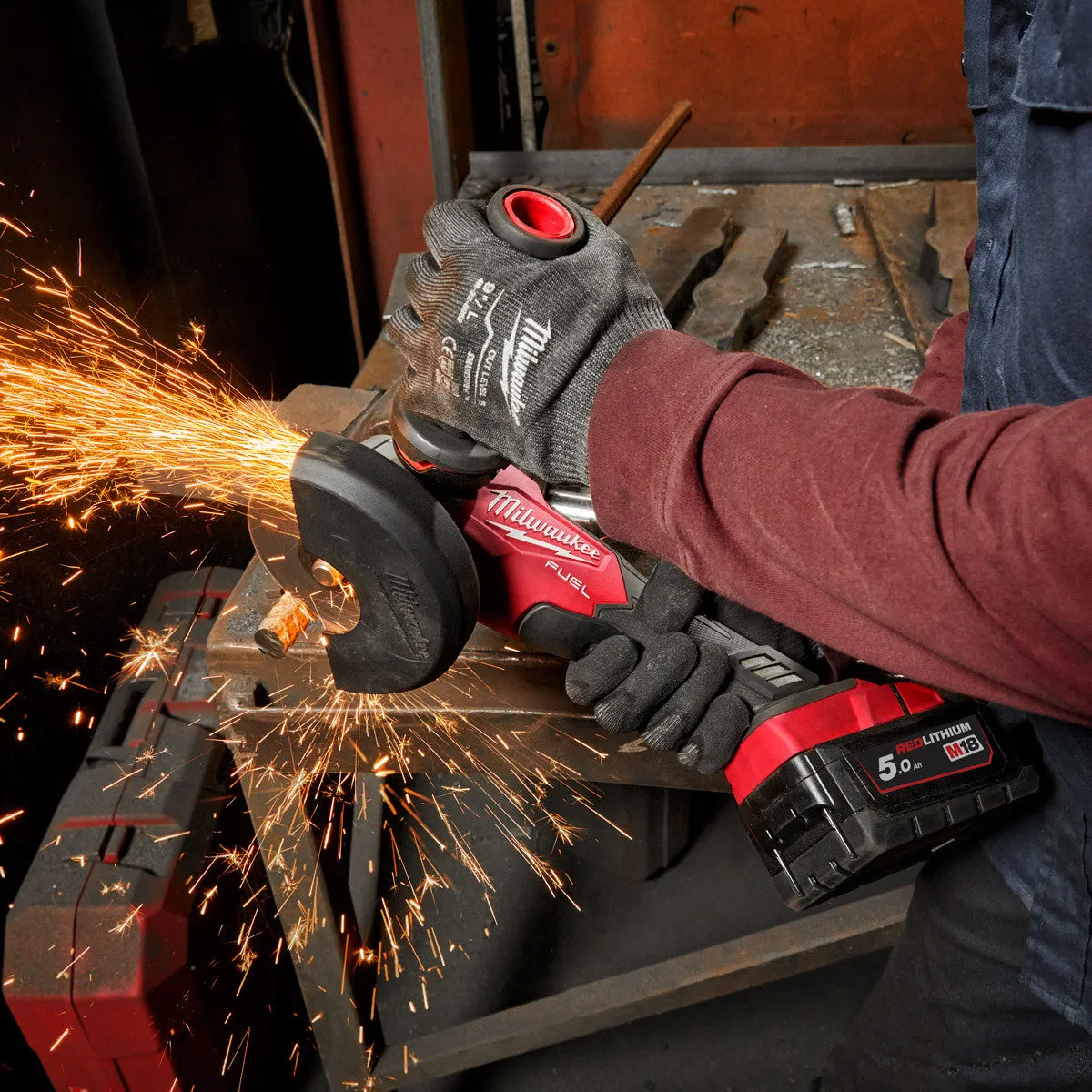 Milwaukee M18FSAG115X-0 Fuel 18V Brushless 115mm Angle Grinder Body Only 4933478772