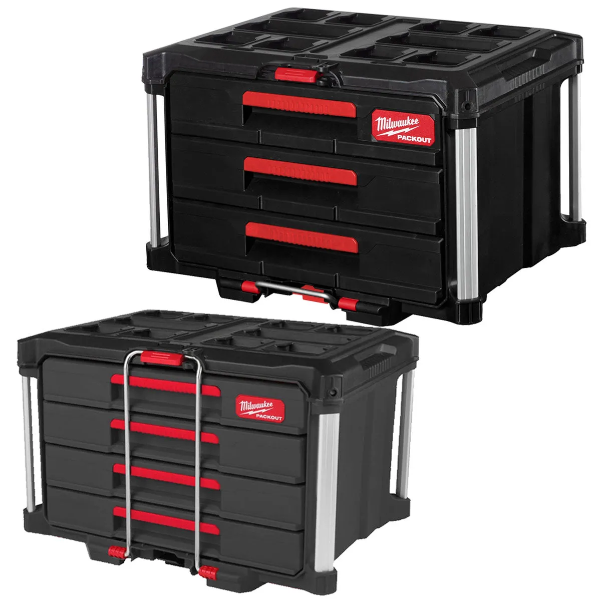 Milwaukee Packout 3 Drawer Tool Box with 2 Drawer Tool Box