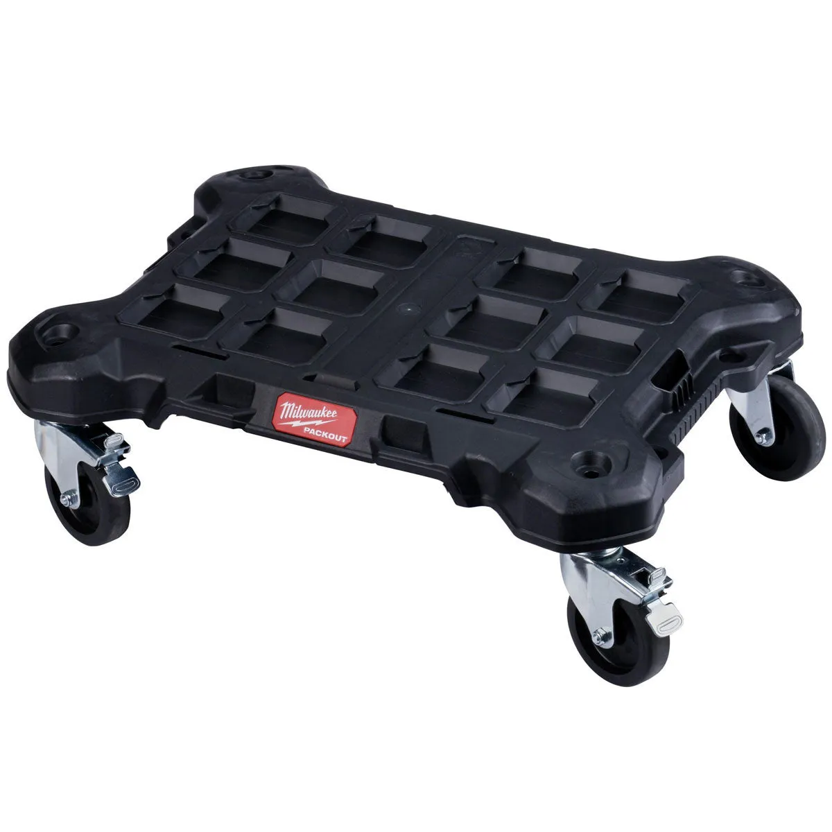Milwaukee Packout Flat Trolley with 2 Drawer Tool Box