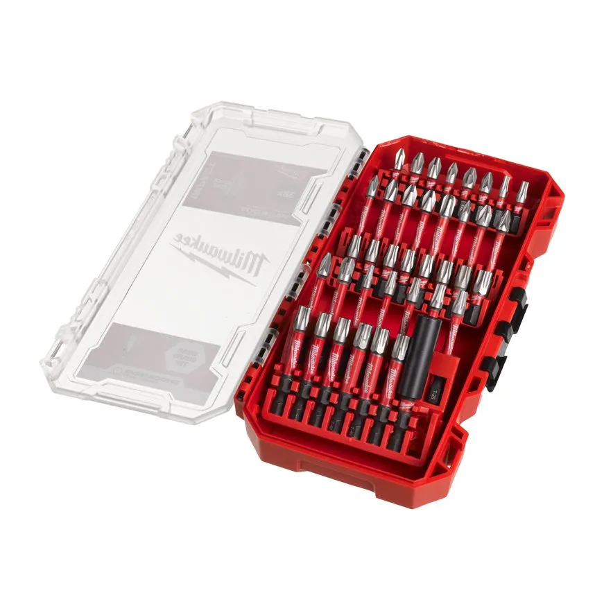 Milwaukee Shockwave Impact Bit Set with Right Angle Attachment 49 Pieces 4932492656