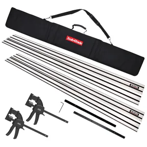 Plunge Saw Accessories Kit 2 x 1.5m Guide Rail with Connector. Bag & Clamp for Dewalt DWS520. DCS520N