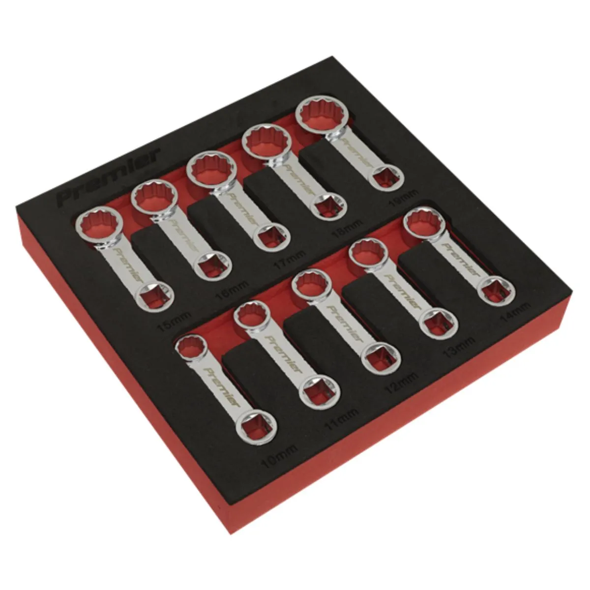 Sealey AK59895 3/8Sq Drive Torque Adaptor Spanner 10pc Set