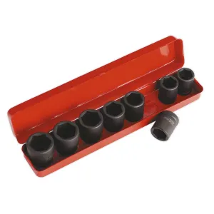 Sealey AK77/9M Impact Socket Set 8pc 3/4Sq Drive