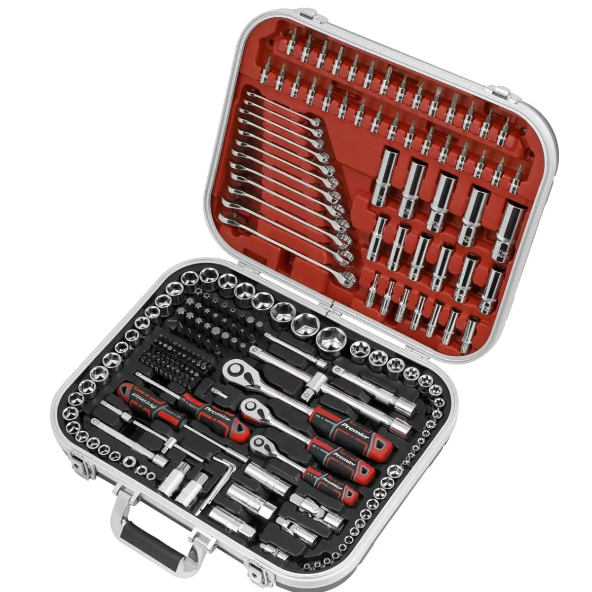 Sealey AK7982 Socket Set 216pc 1/4. 3/8 & 1/2Sq Drive
