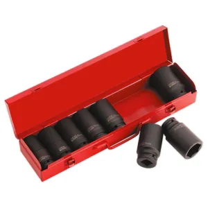 Sealey AK80/9M Deep Impact Socket Set  8pc 3/4Sq Drive