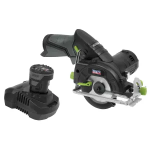Sealey CP108VCS 10.8V Cordless 85mm Circular Saw Compact. lightweight With Battery & Charger
