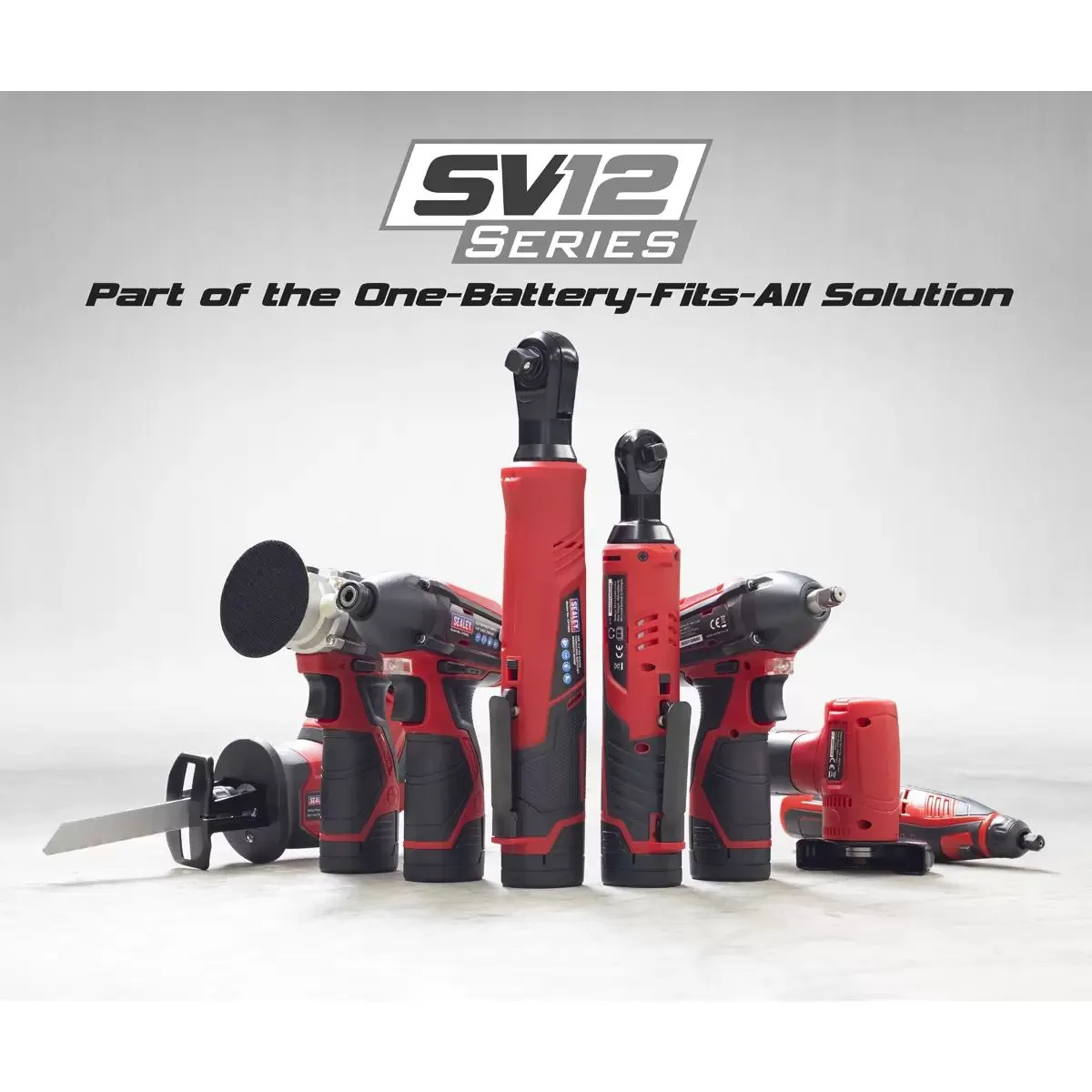Sealey CP1200COMBO7 12V Cordless Power Tool Combo Kit