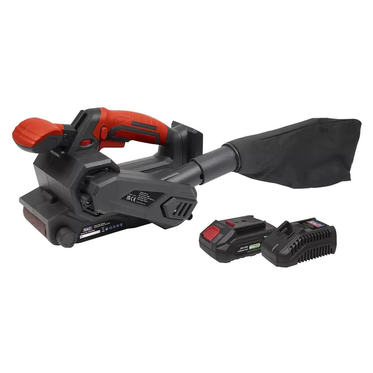 Sealey CP20VBSKIT1 Cordless Belt Sander Kit 20V/2Ah